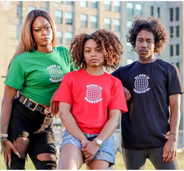 3 models show off the shirts you can order