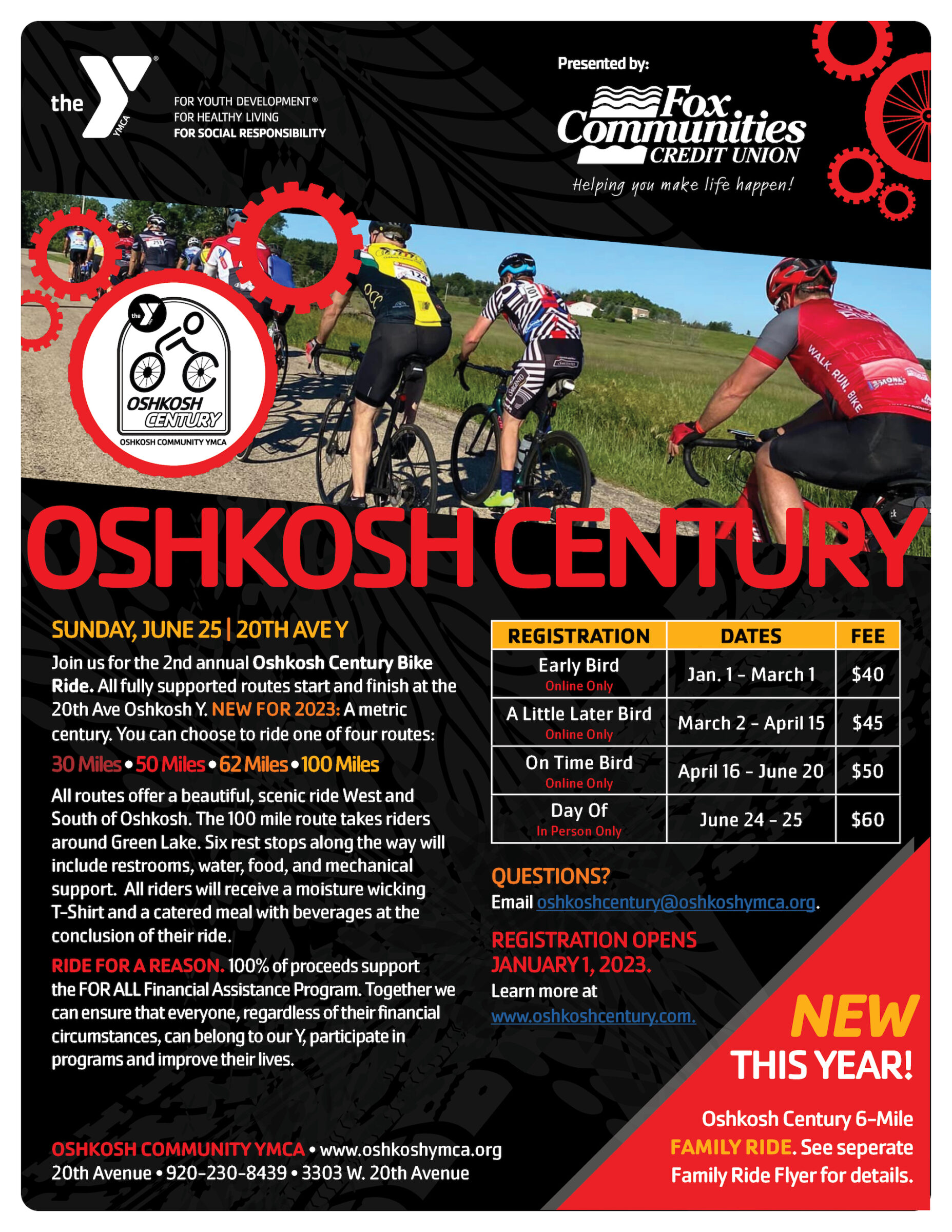 Oshkosh Century Wisconsin Bike Fed