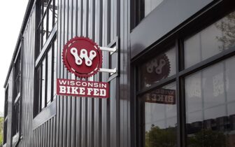 Wisconsin Bike Fed blade sign