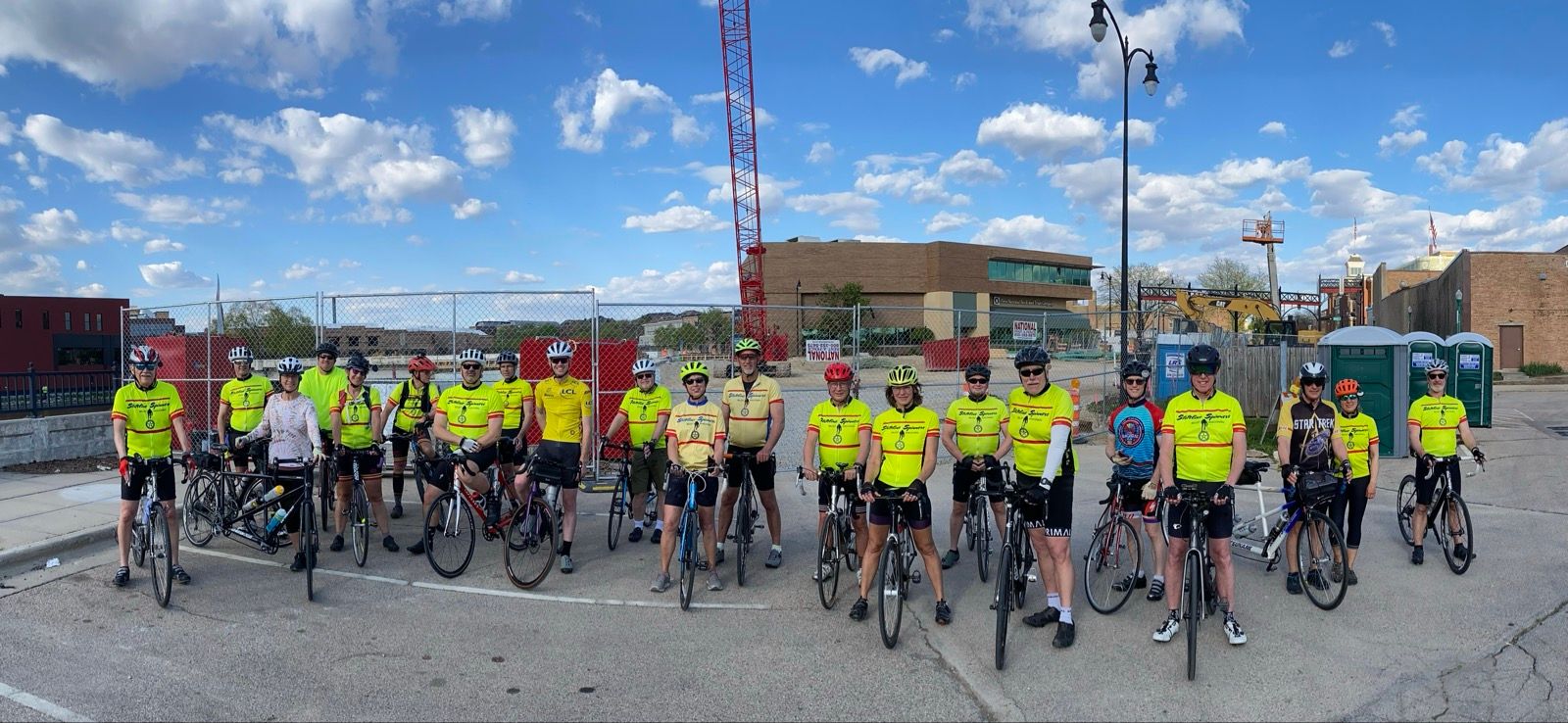 Weekly Ride of Stateline Spinners Adult Cycling Group