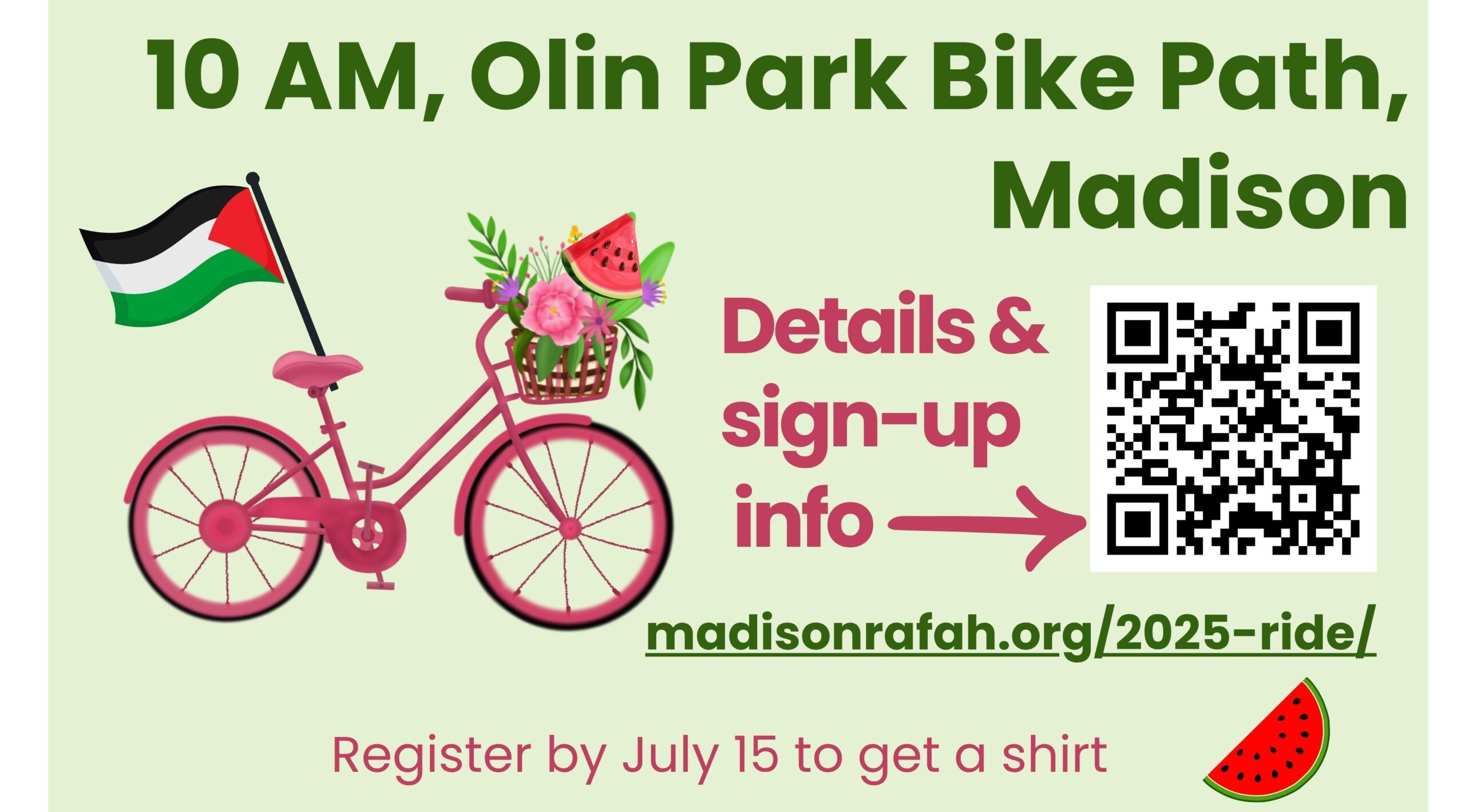 4th Annual MECA Big Ride for Palestine - Madison Team