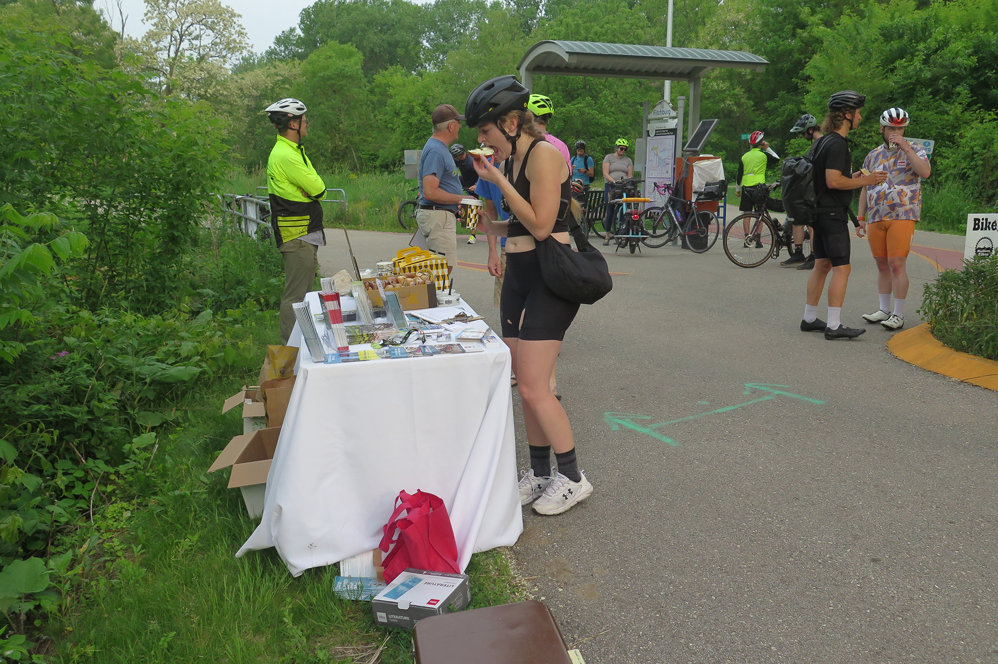 Wisconsin Bike Week Fitchburg Commuter Station