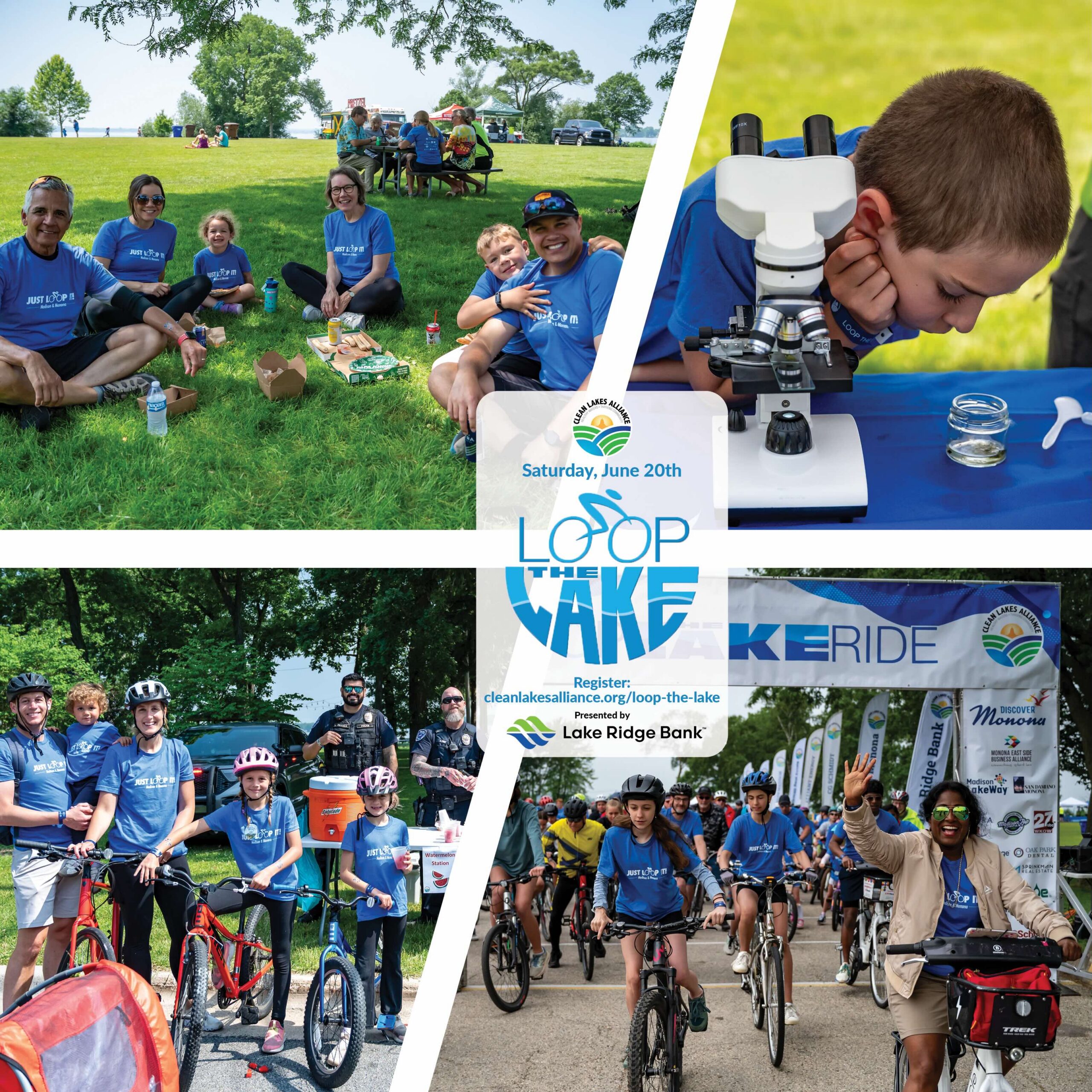 Loop the Lake, A Bike Ride to Benefit Our Lakes