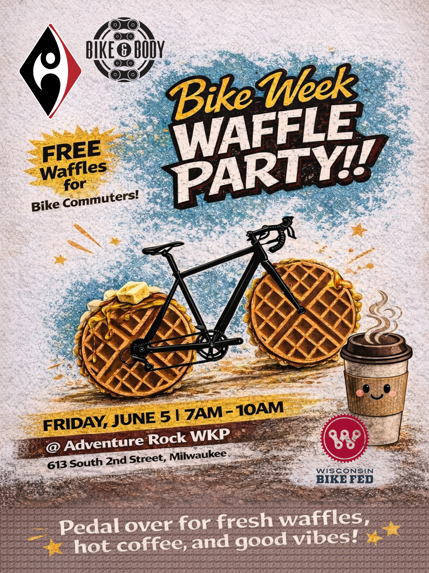 Ad Rock / Bike & Body Waffle Party