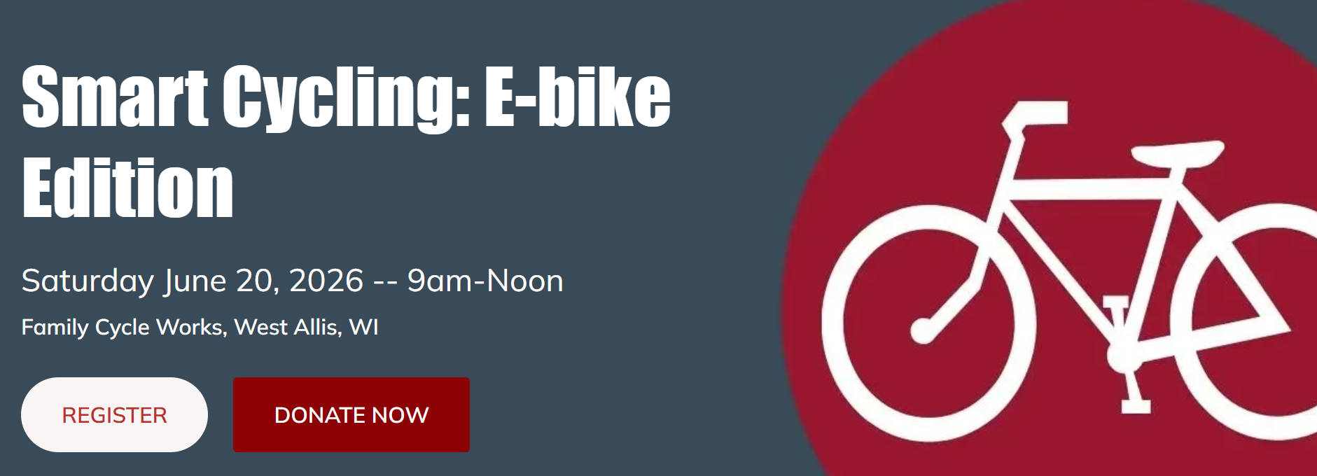 Smart Cycling: E-Bike Edition (West Allis)