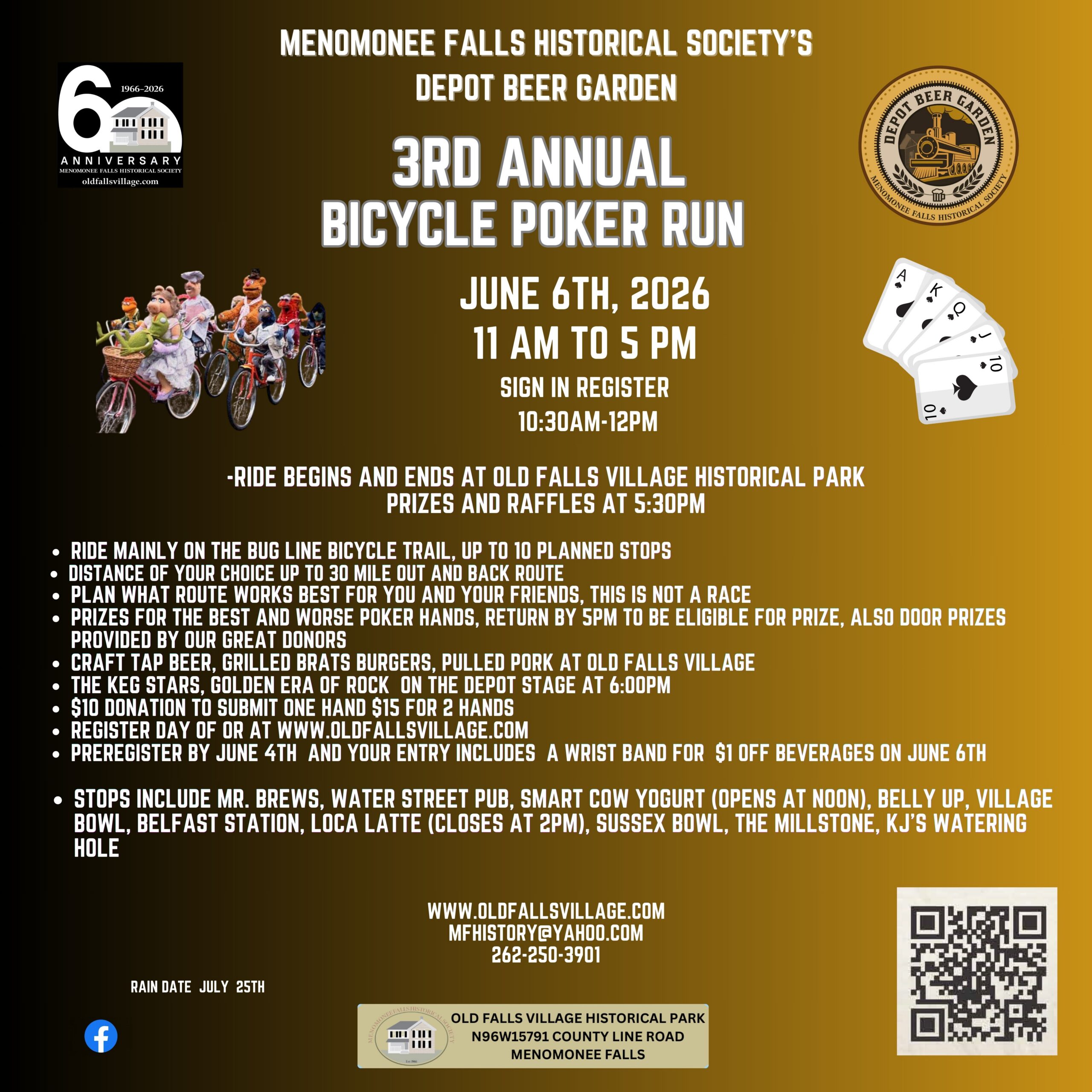 Menomonee Falls Historical Society Poker Run